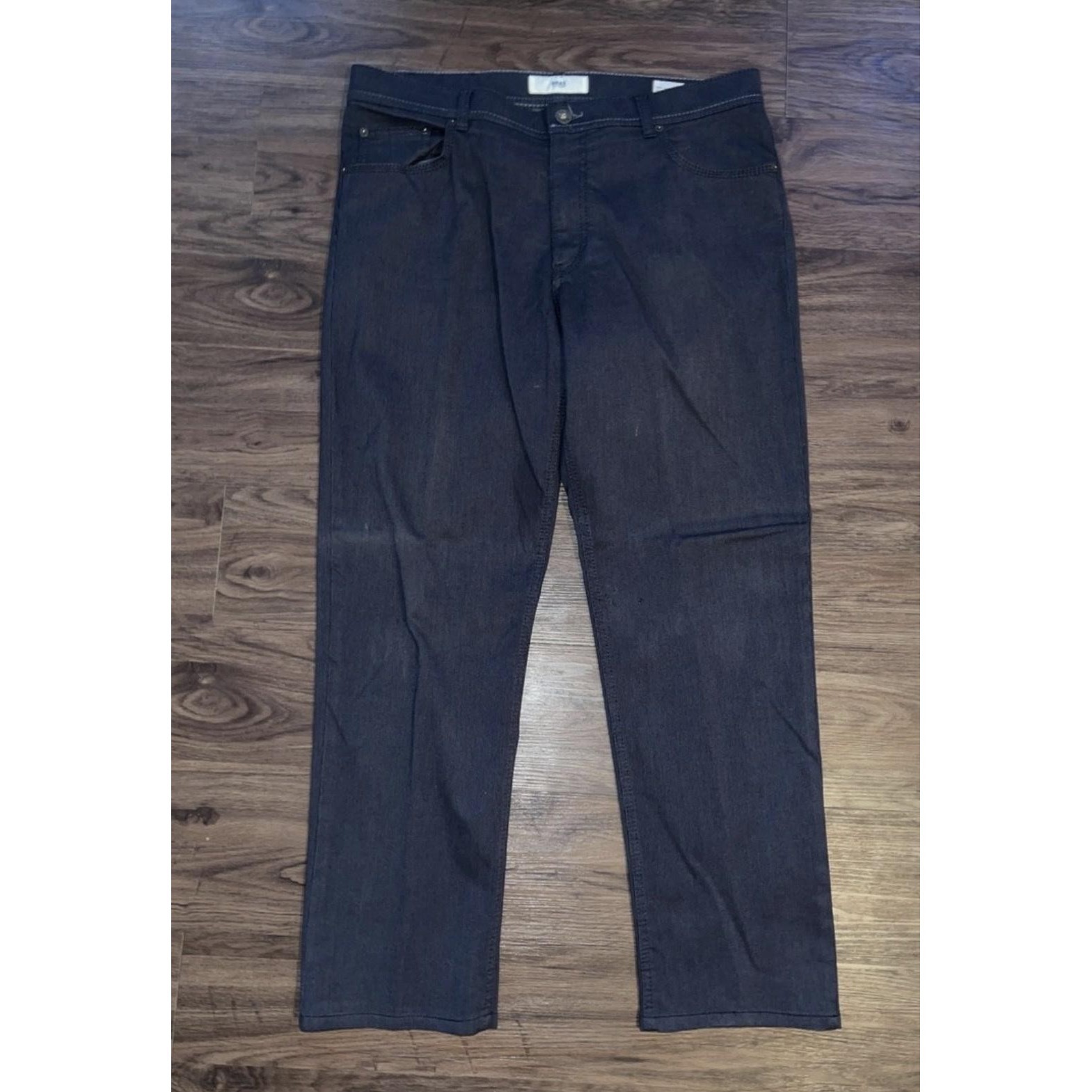 Brax Jeans Mens 36x34 Blue Cooper Fancy Regular Fit Straight Leg Pants